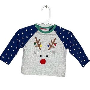 Baby Boden Reindeer shirt (3-6 months)